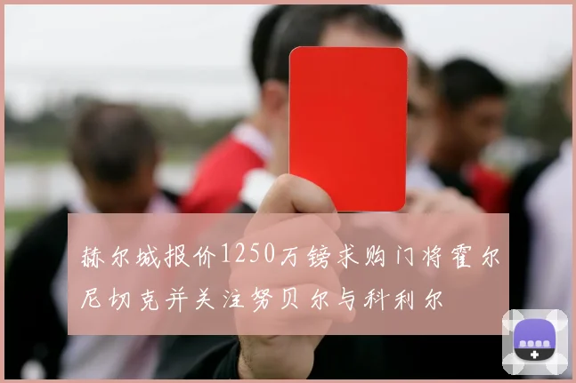 赫尔城报价1250万镑求购门将霍尔尼切克并关注努贝尔与科利尔